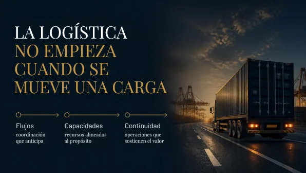 Miniatura: La logística no empieza cuando se mueve una carga